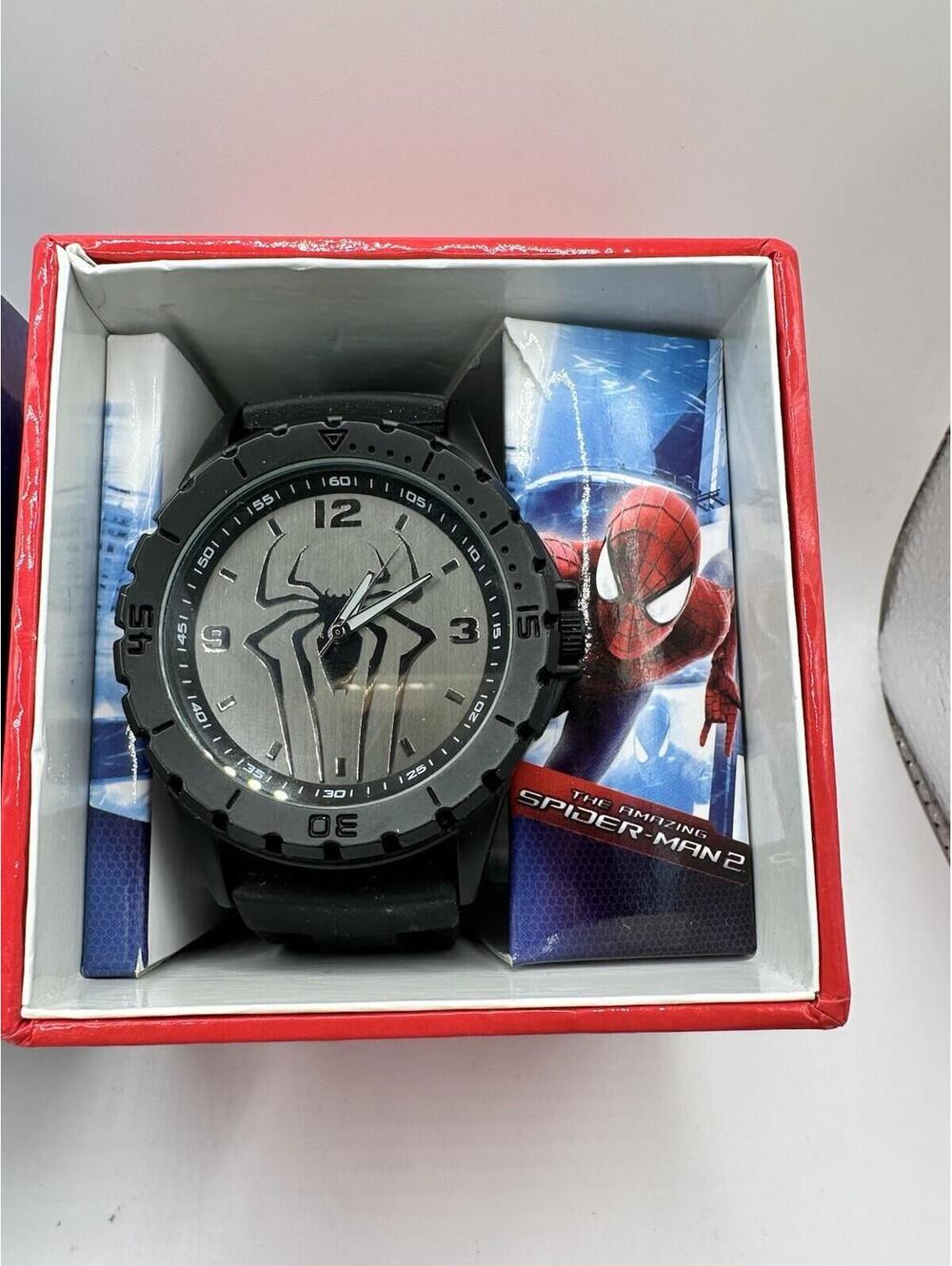 MARVEL  AMAZING SPIDERMAN 2 BLACKOUT WATCH IN GIFT BOX FREE SHIPPING